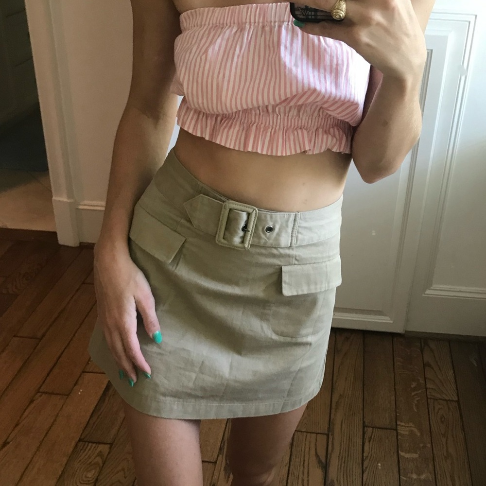 Urban Outfitters Khaki Mini Skirt